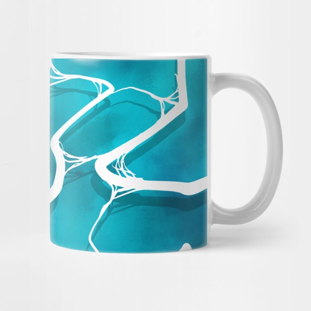 Digital Water Drawing Waves by jodotodesign